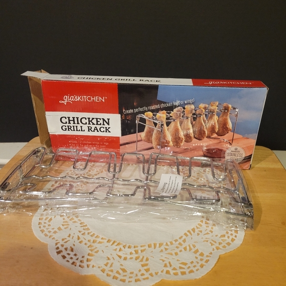 NIB Chicken Leg or Wings Grill Rack - Picture 3 of 5